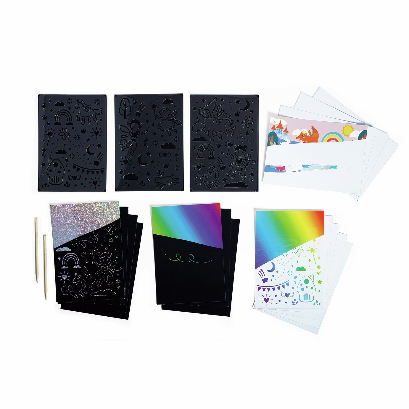 Chad Valley Fairy Scratch Art Set 