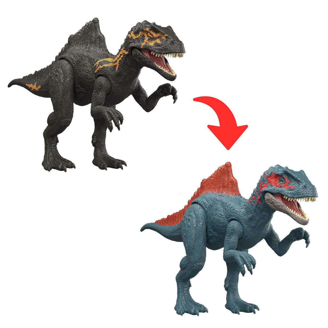 Jurassic World Dino Reveal Deluxe Dinosaur Action Figures