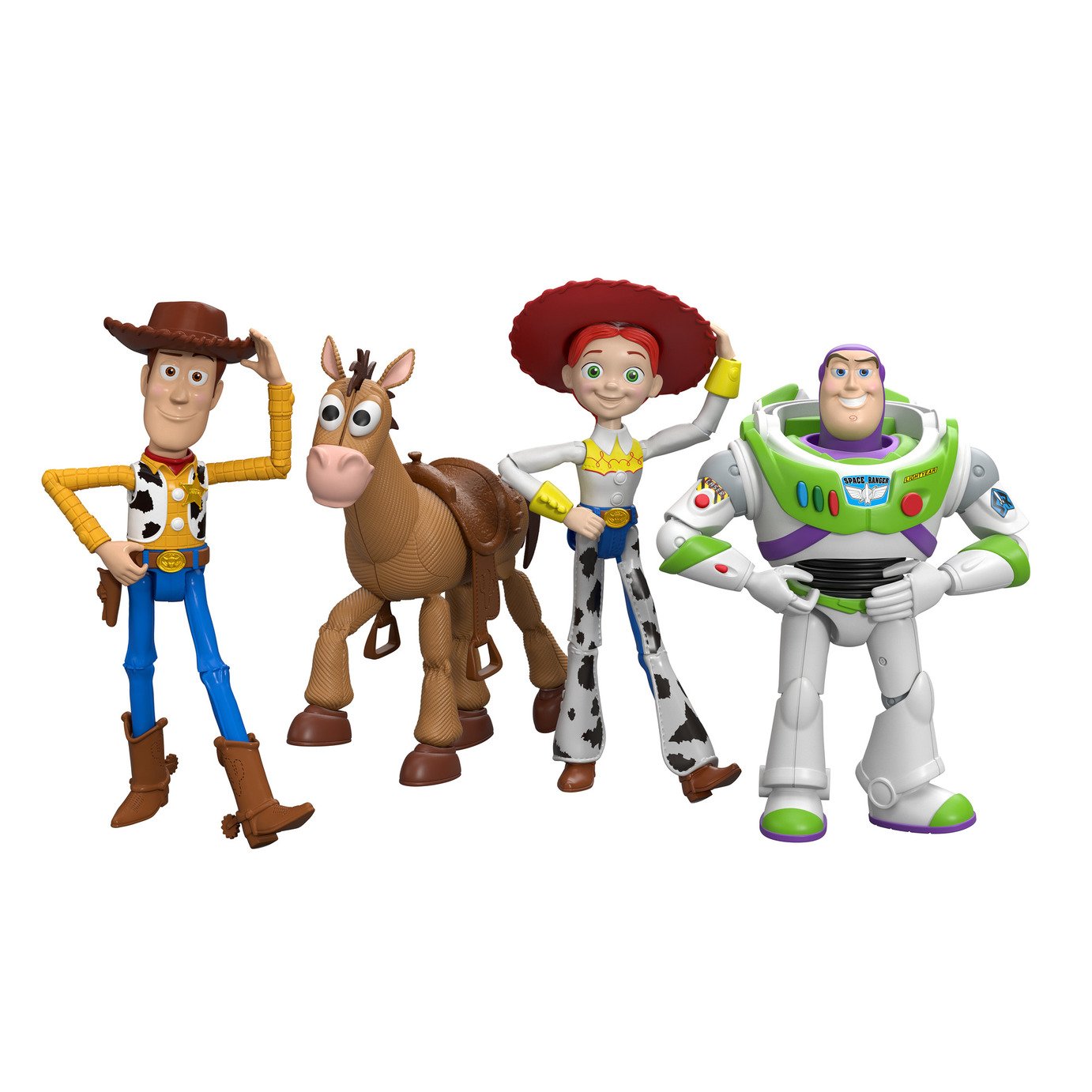 Disney & Pixar Toy Story 4 pack - Woody Jessie Bullseye & Buzz