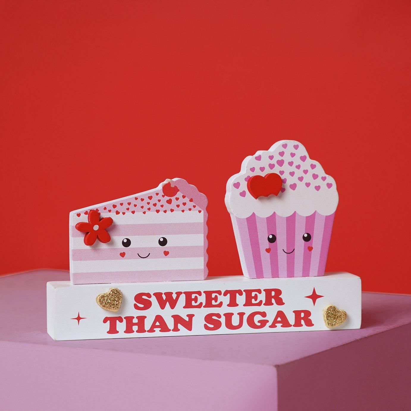 Widdop Love Is Sweet Message Plaque - Sweeter Than Sugar