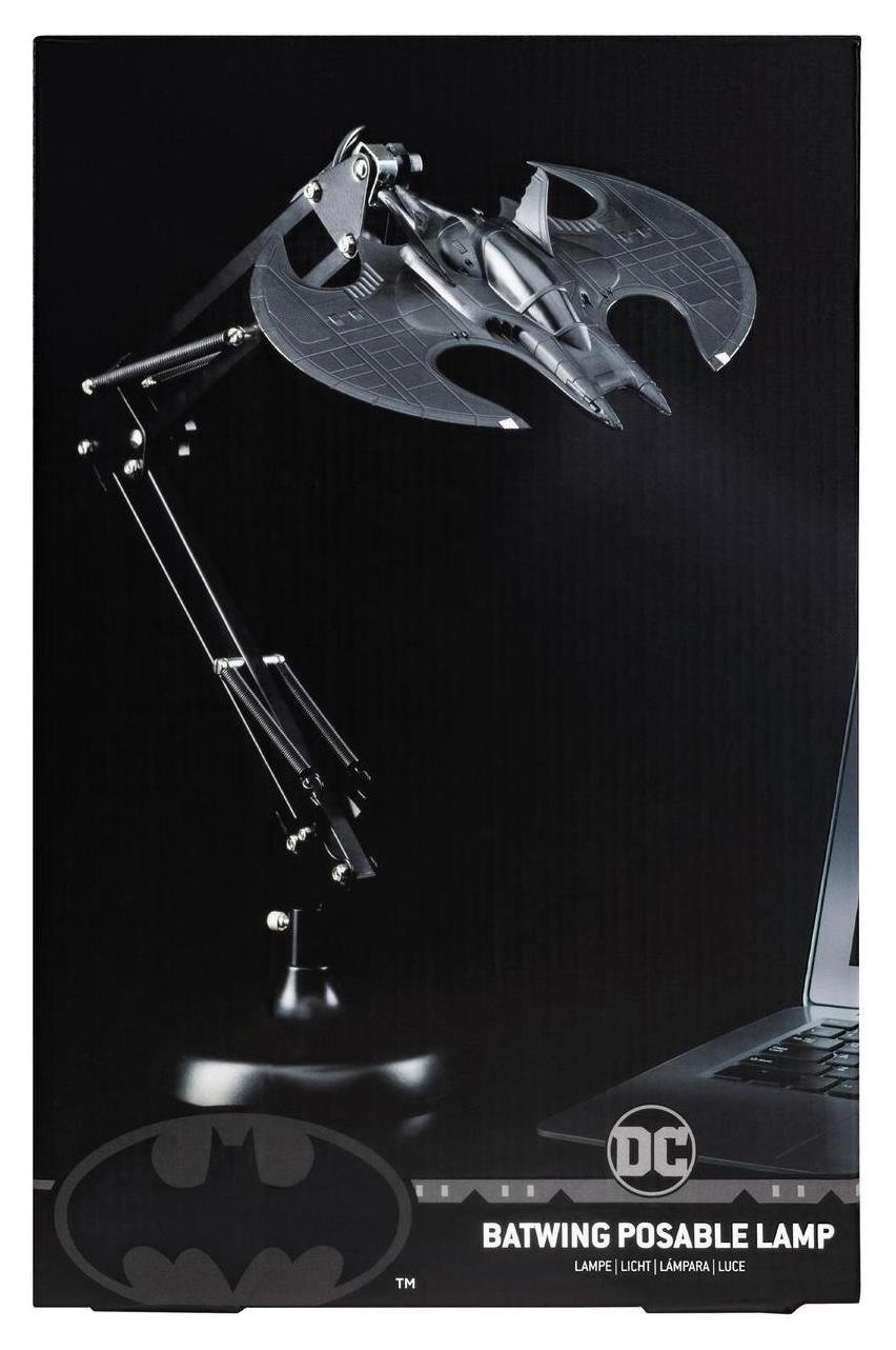 Batman Batwing Posable V2 LED Kids Desk Light - Black