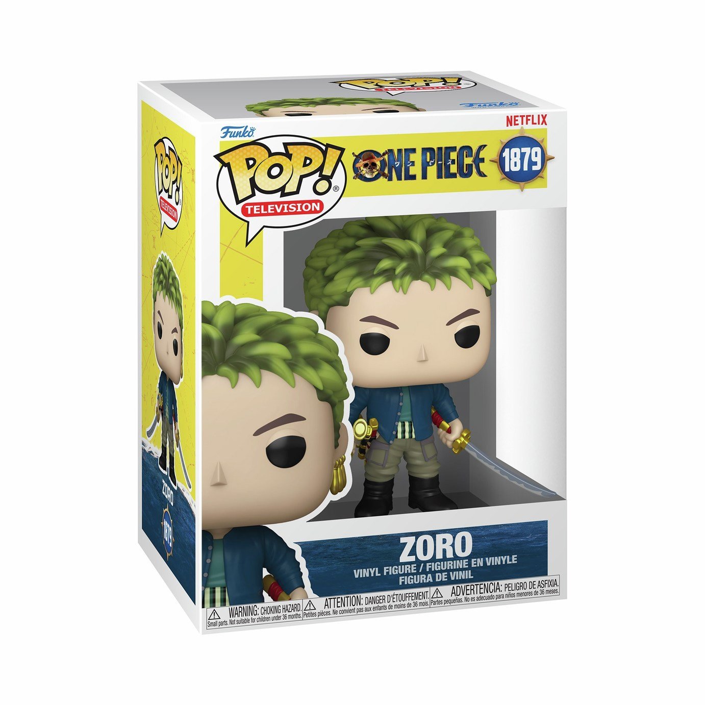 Funko POP! Netflix One Piece Zoro 4.2 Inches Vinyl Figure