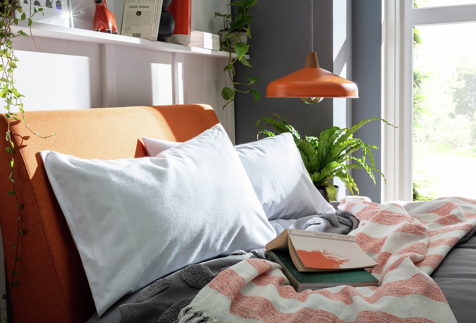 Habitat Soft and Cosy Brushed Cotton Pillowcase Pair