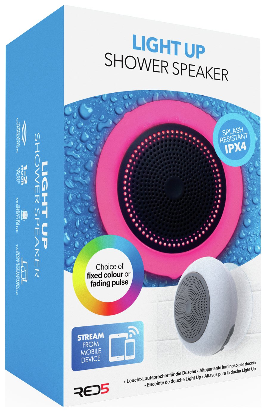 RED5 Light Up Shower Speaker