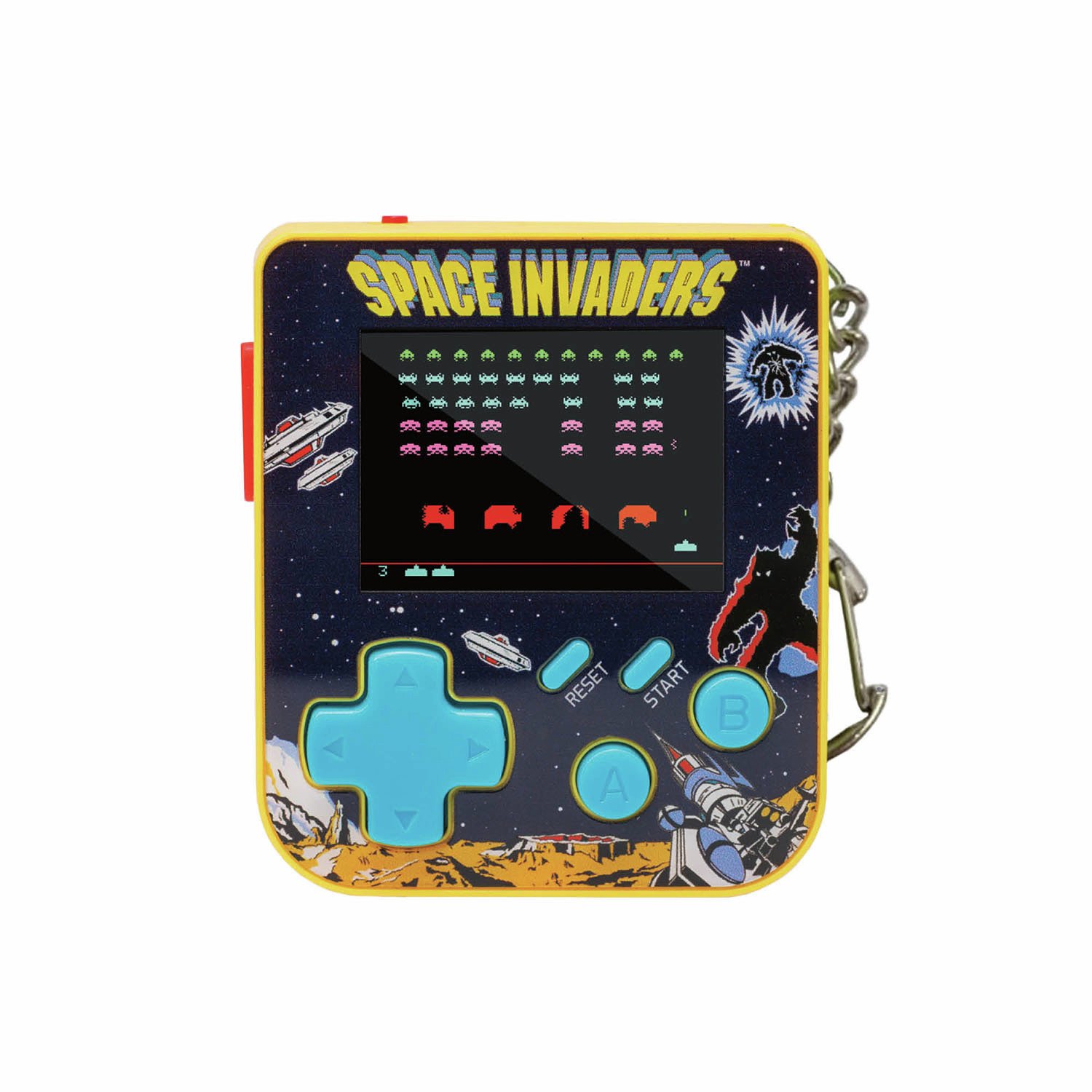 TAITO Super Micro Keychain Gamer Space Invaders Edition