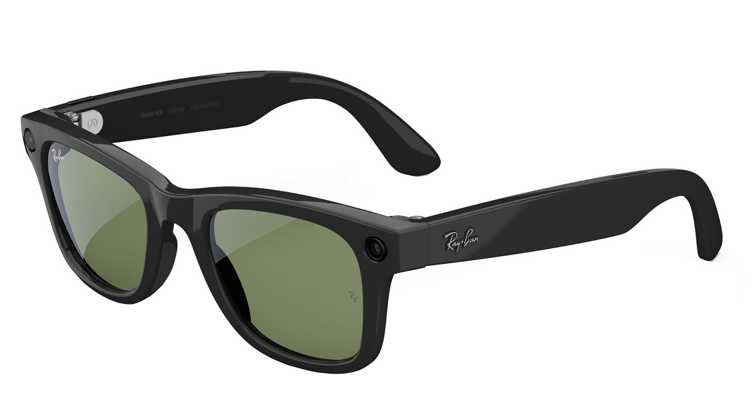 Ray-Ban Meta Wayfarer Gen 2 - Shiny Black, Green