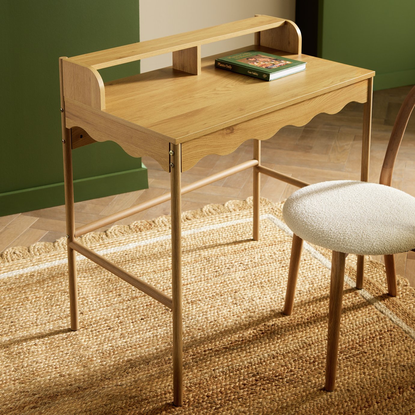 Habitat Matilda Scalloped Office Desk