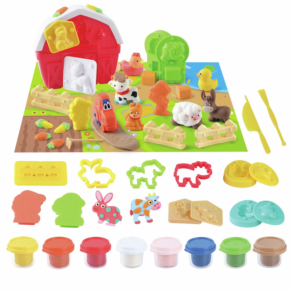 Chad Valley Dough Farmhouse Set