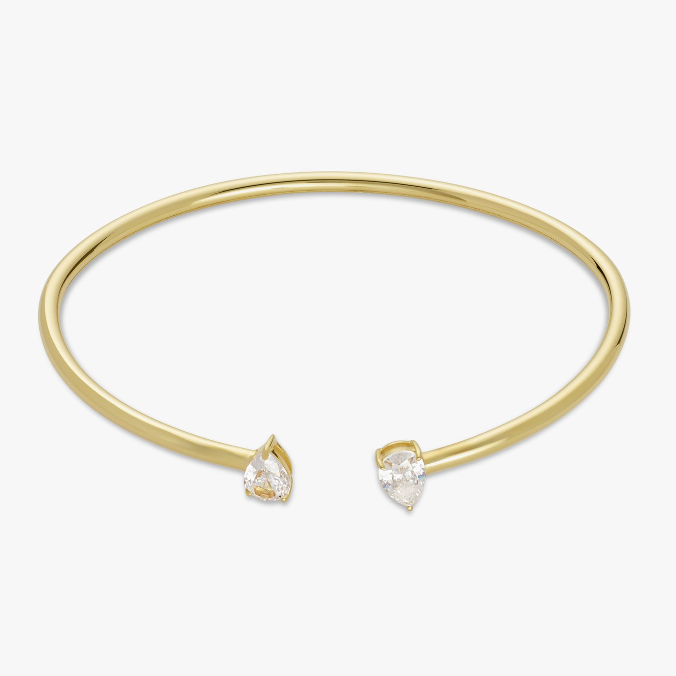 Revere 9ct Gold Plated Sterling Silver Torque Bangle