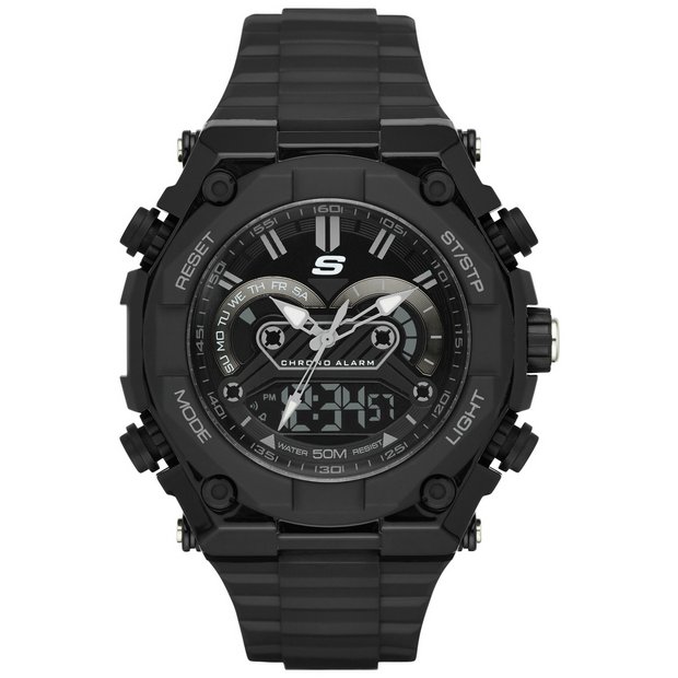Buy Skechers El Segundo Black Strap Digital Sport Watch Fitness and activity trackers Argos