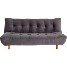 Habitat Kota 3 Seater Velvet Clic Clac Sofa Bed - Grey