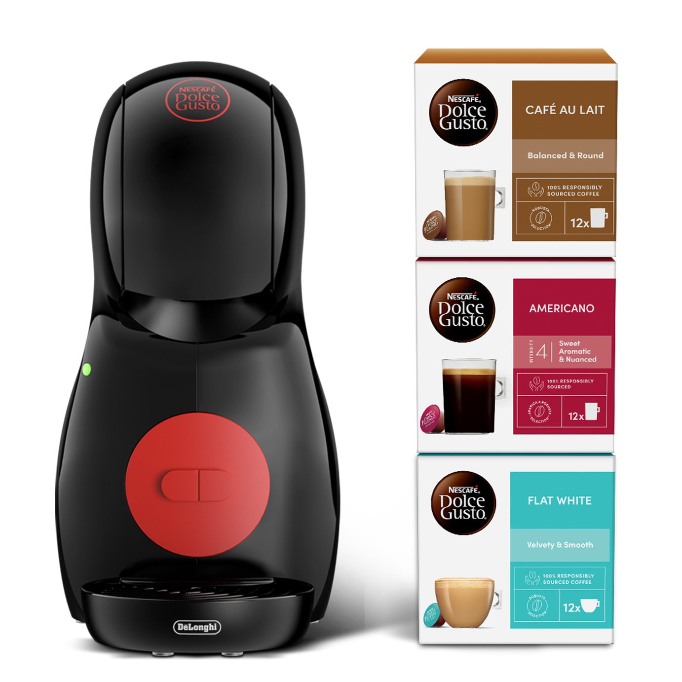 Dolce Gusto Piccolo XS Pod Coffee Machine Bundle