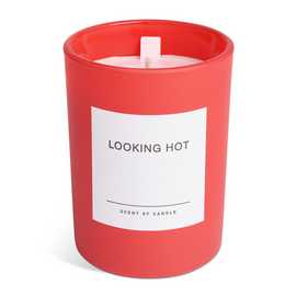 Argos Home Looking Hot Slogan Candle - Red