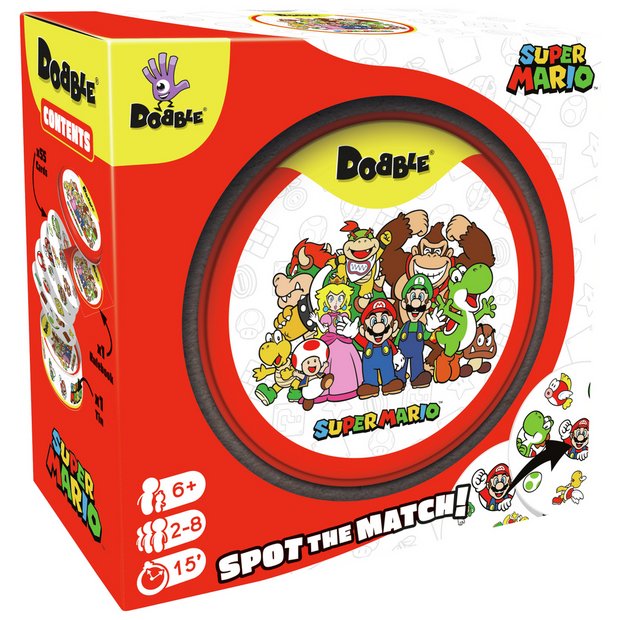 Buy Zygomatic Dobble Mario Game | Board games | Argos