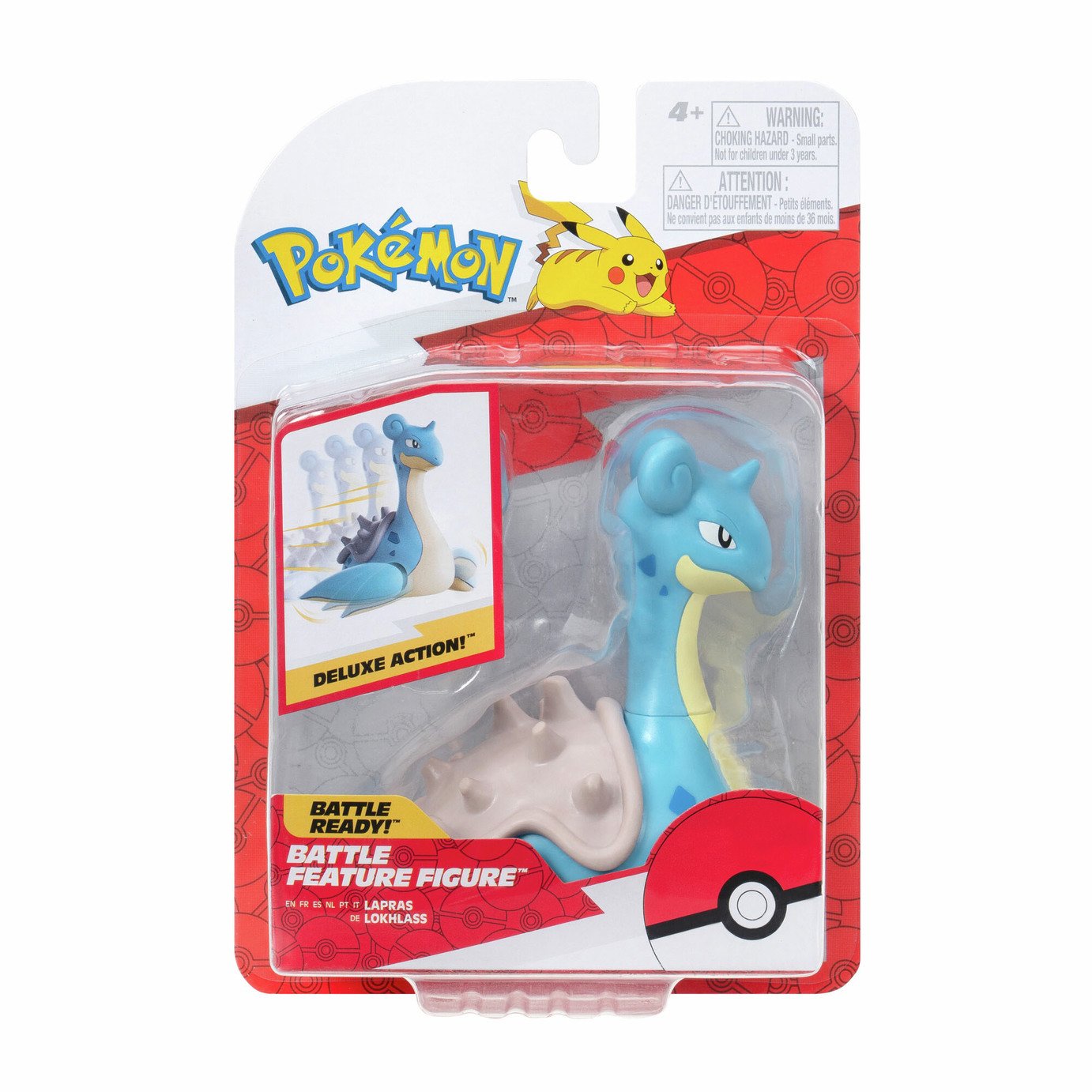 Pokémon Lapras 4.5 Inch Battle Ready Figure 