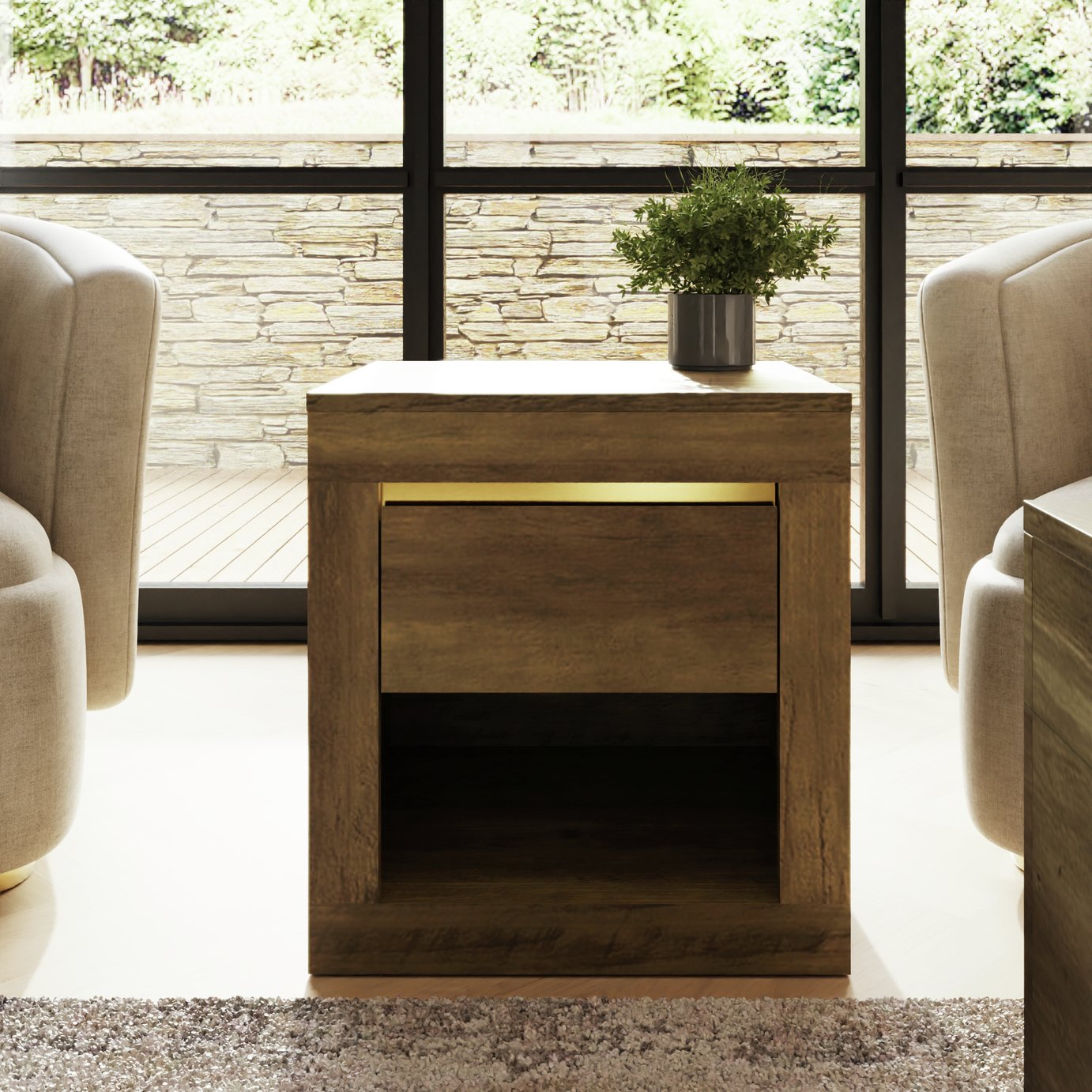 GFW Astley Lamp Table - Natural