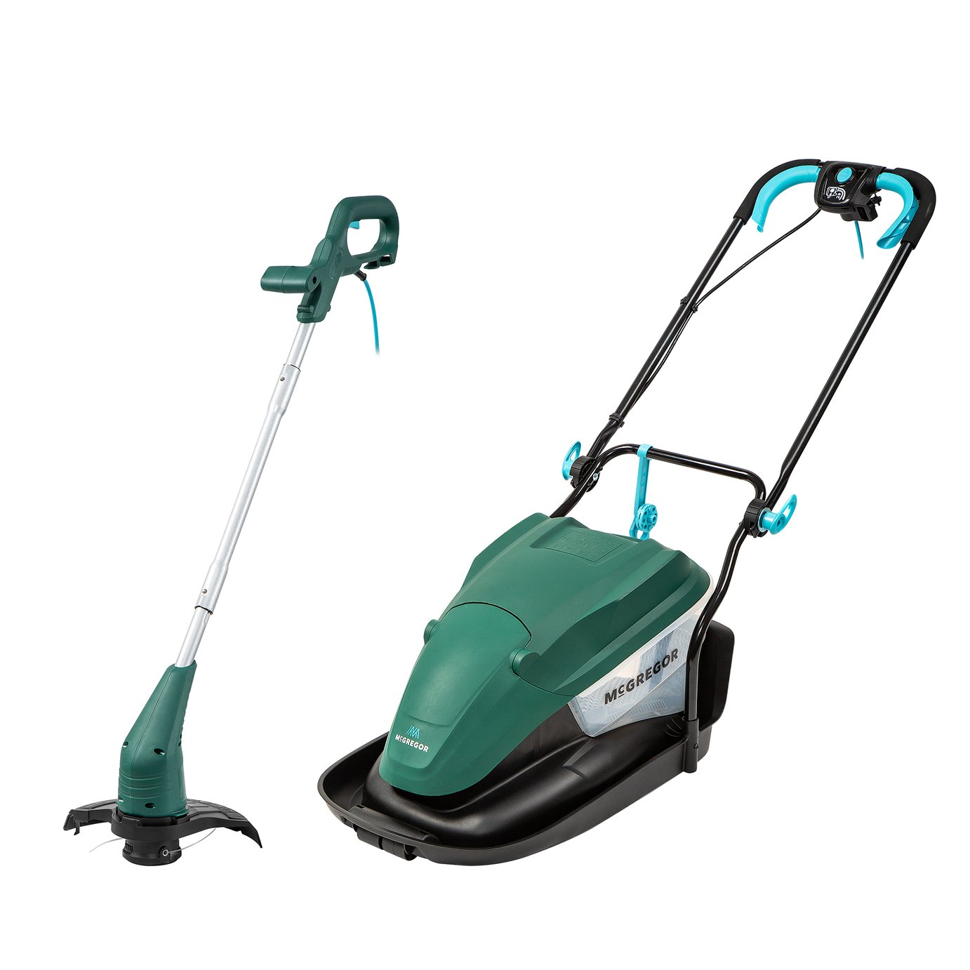 McGregor Hover Lawnmower & Grass Trimmer Set