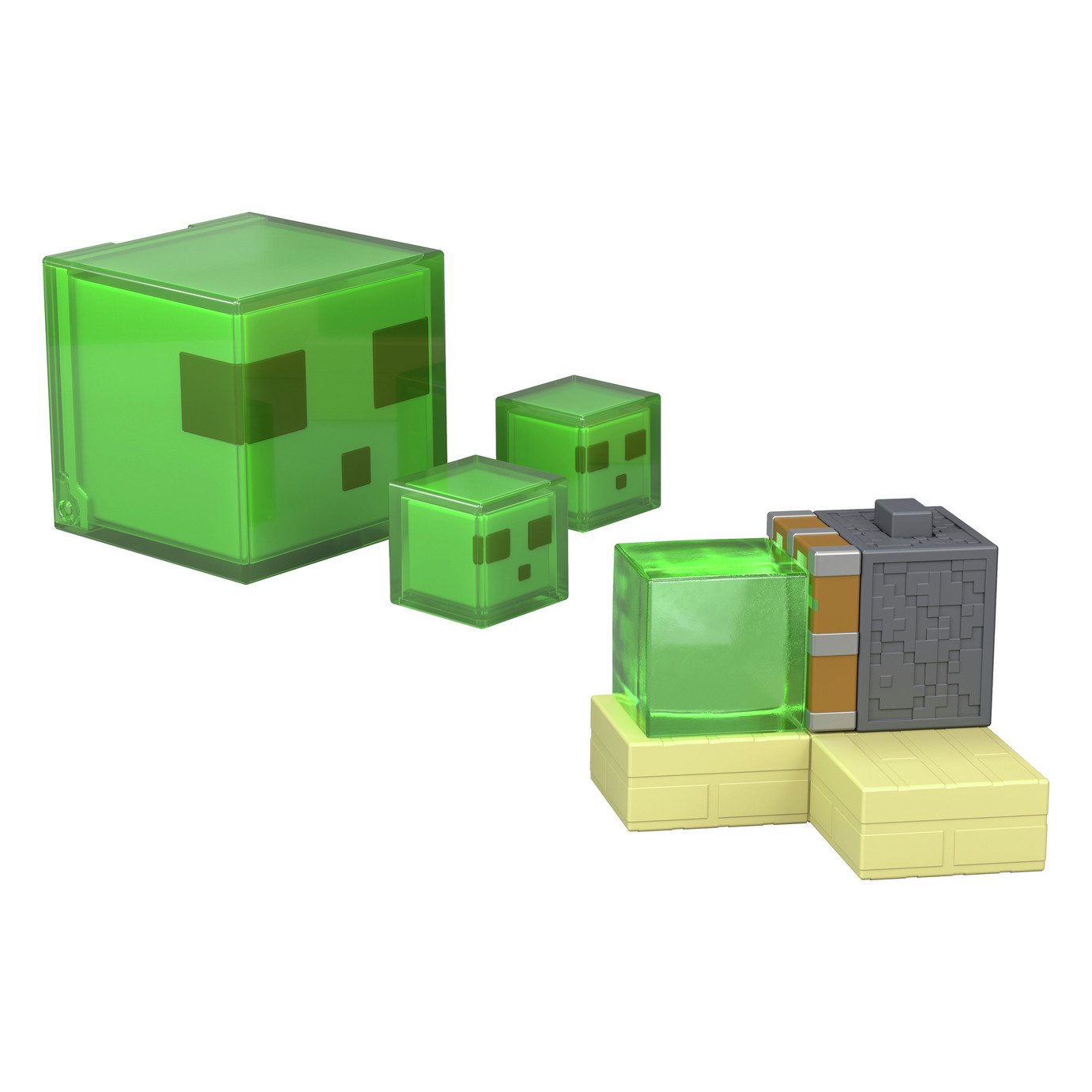 Minecraft Redstone Charged Sticky Piston Trap Set Figures