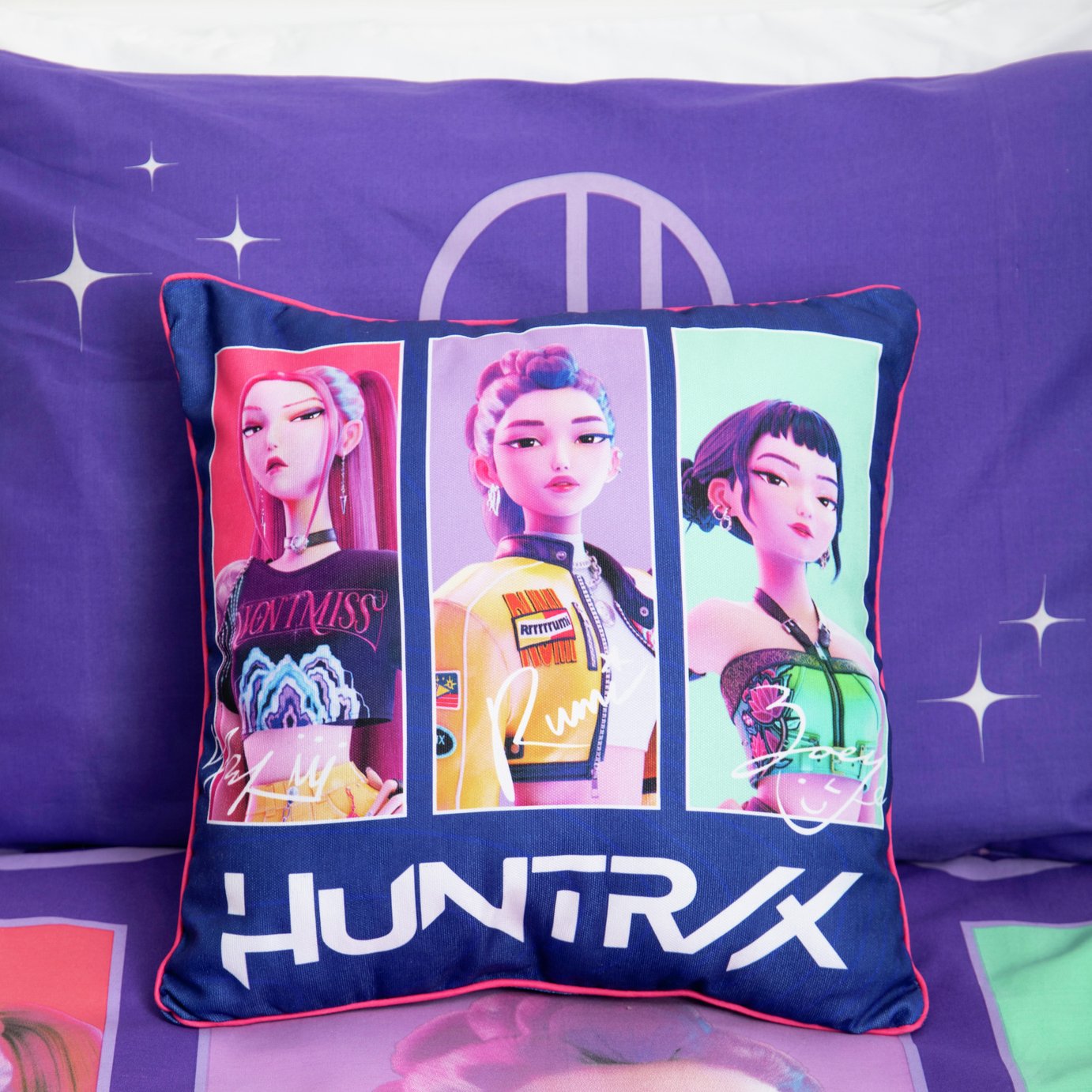 K-Pop Demon Hunters Cushion Blue - 40x40cm
