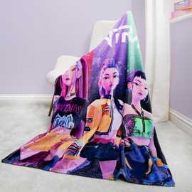K-Pop Demon Hunters Throw - Purple - 150x100cm