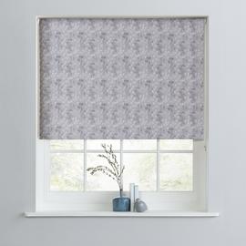 Argos Home Cow Parsley Blackout Roller Blind - Grey
