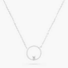 Revere Sterling Silver Circle Pendant Necklace