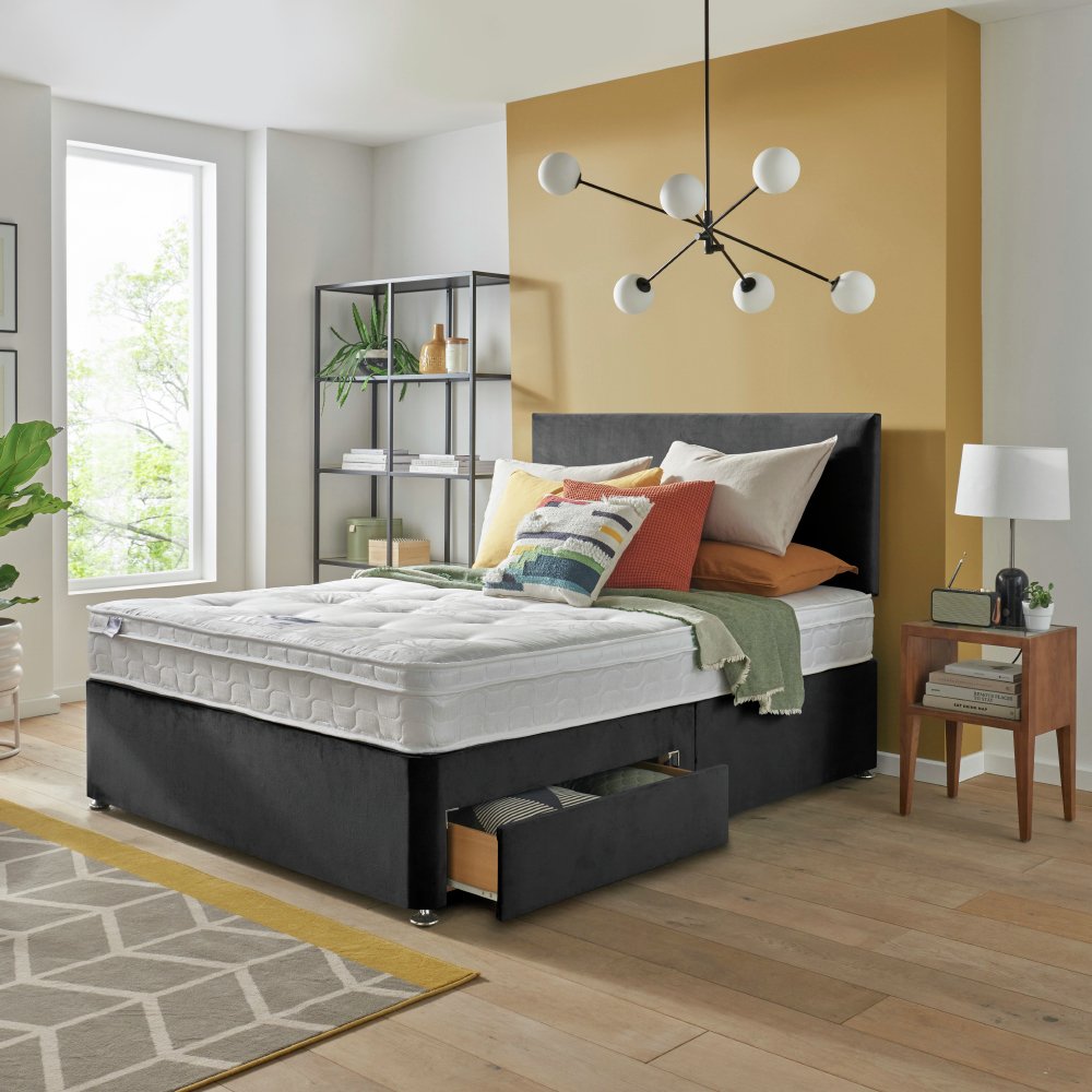 Double 2 storage drawers Divan beds | Argos