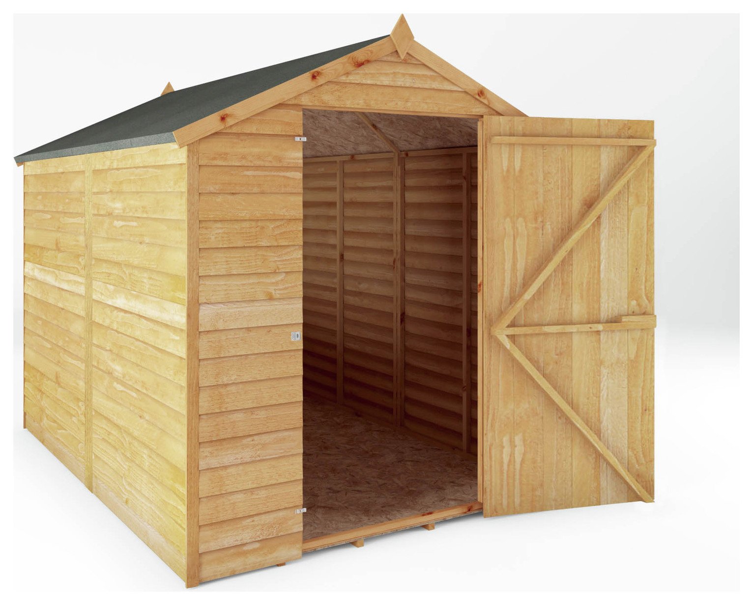 Mercia Overlap Windowless Shed - 8 x 6ft
