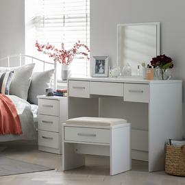 Dressing table with mirror and stool Dressing tables Argos