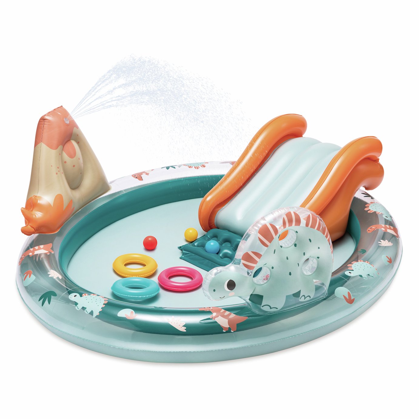 Chad Valley Inflatable Dino Themed Play Centre 97L