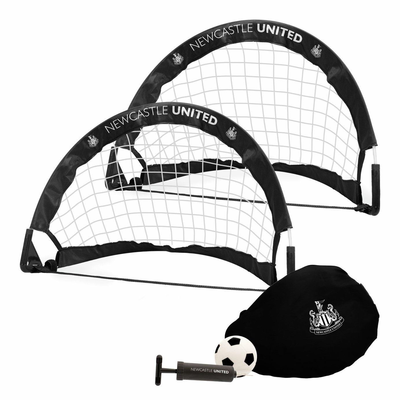Newcastle United 1.77 x 1.44 ft Football Training Goal Set