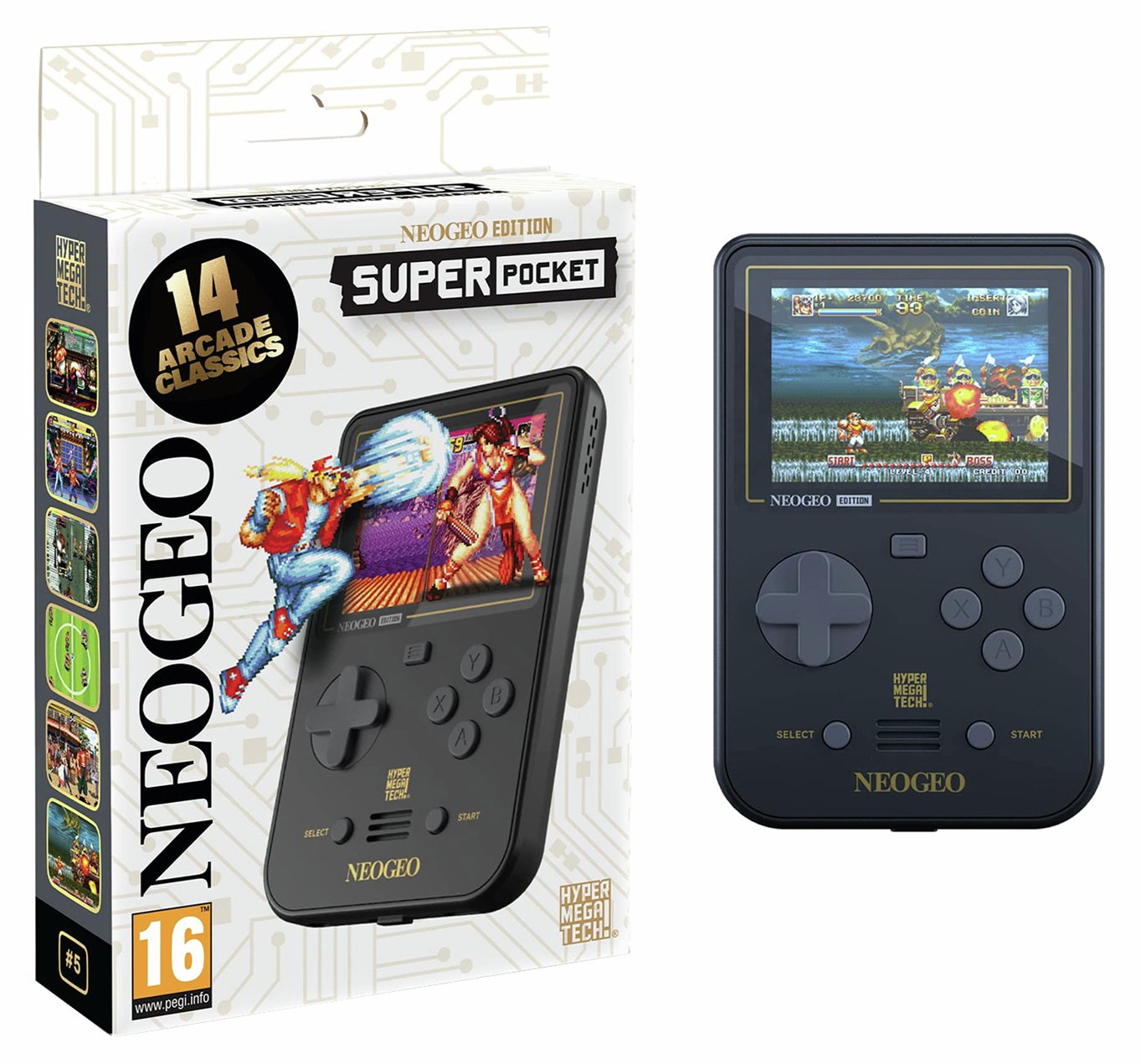 HyperMegaTech Super Pocket NEOGEO Edition Retro Gaming
