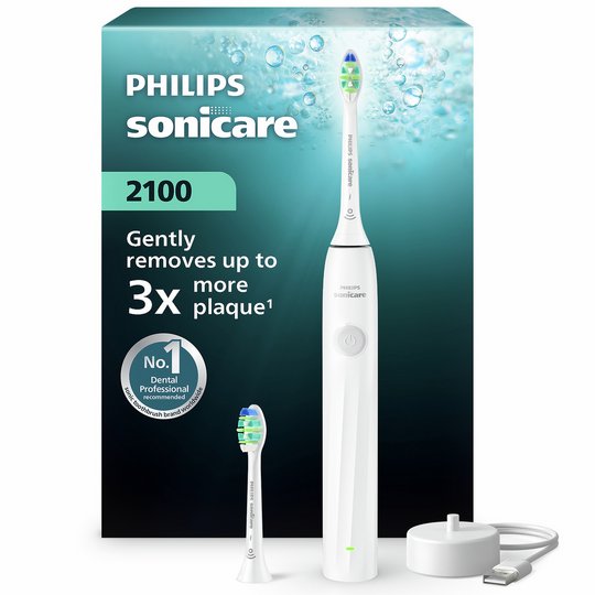 Philips Sonicare 2000 Series Electric Toothbrush - White