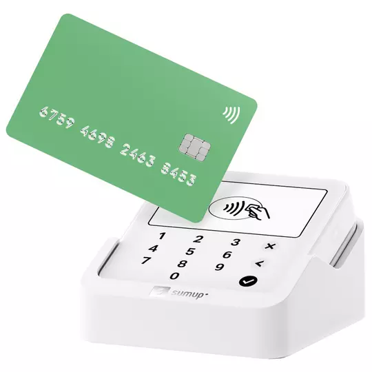 SumUp Solo Lite Portable Card Reader with Charging Station