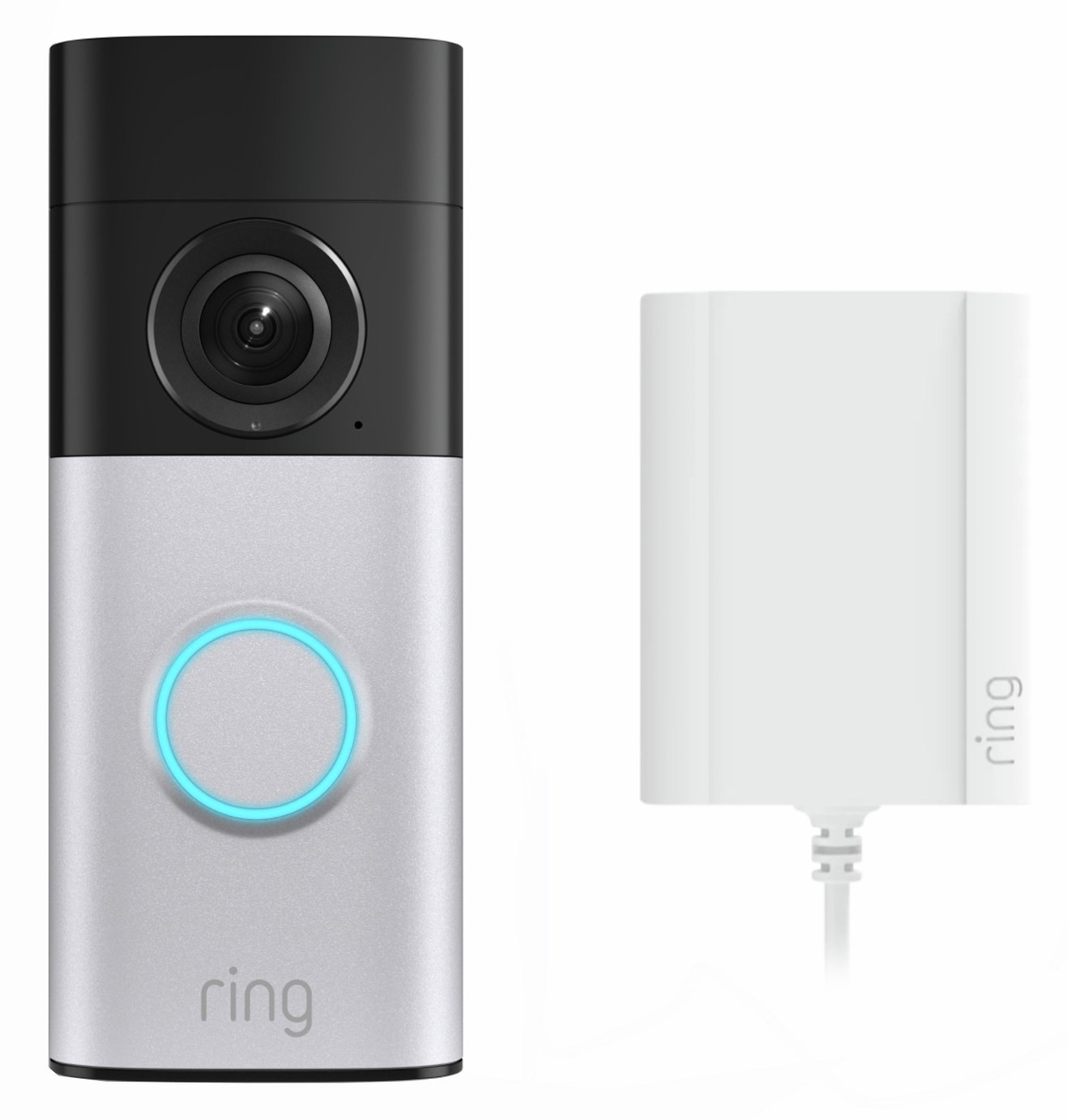 Ring Wired Video Doorbell Plus (2nd Gen) & Plug-In Adaptor