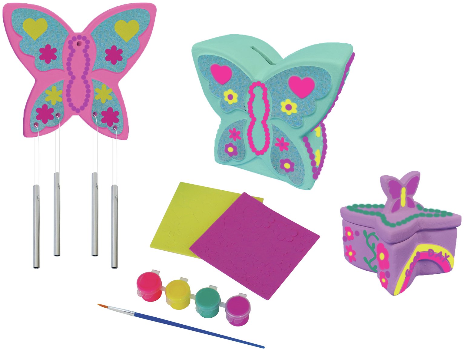 Chad Valley Be U Butterfly Ceramic Set