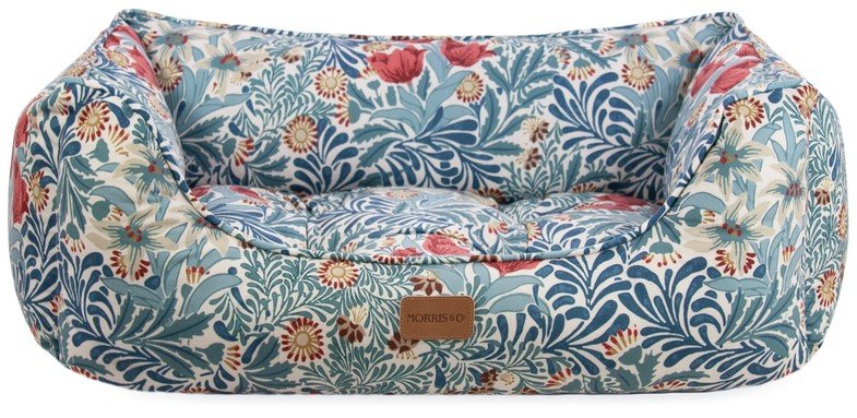 Morris & Co. Bower Print Square Pet Bed - Medium