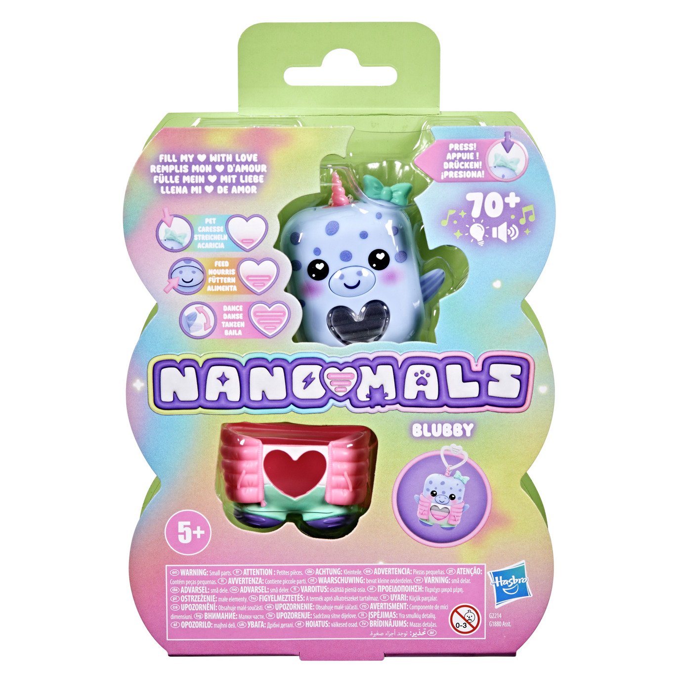 Nanomals Pet Animal Interactive Mini Collactables 