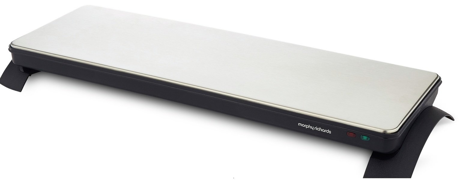 Morphy Richards Cordless Food Warming Tray - Stainless Steel