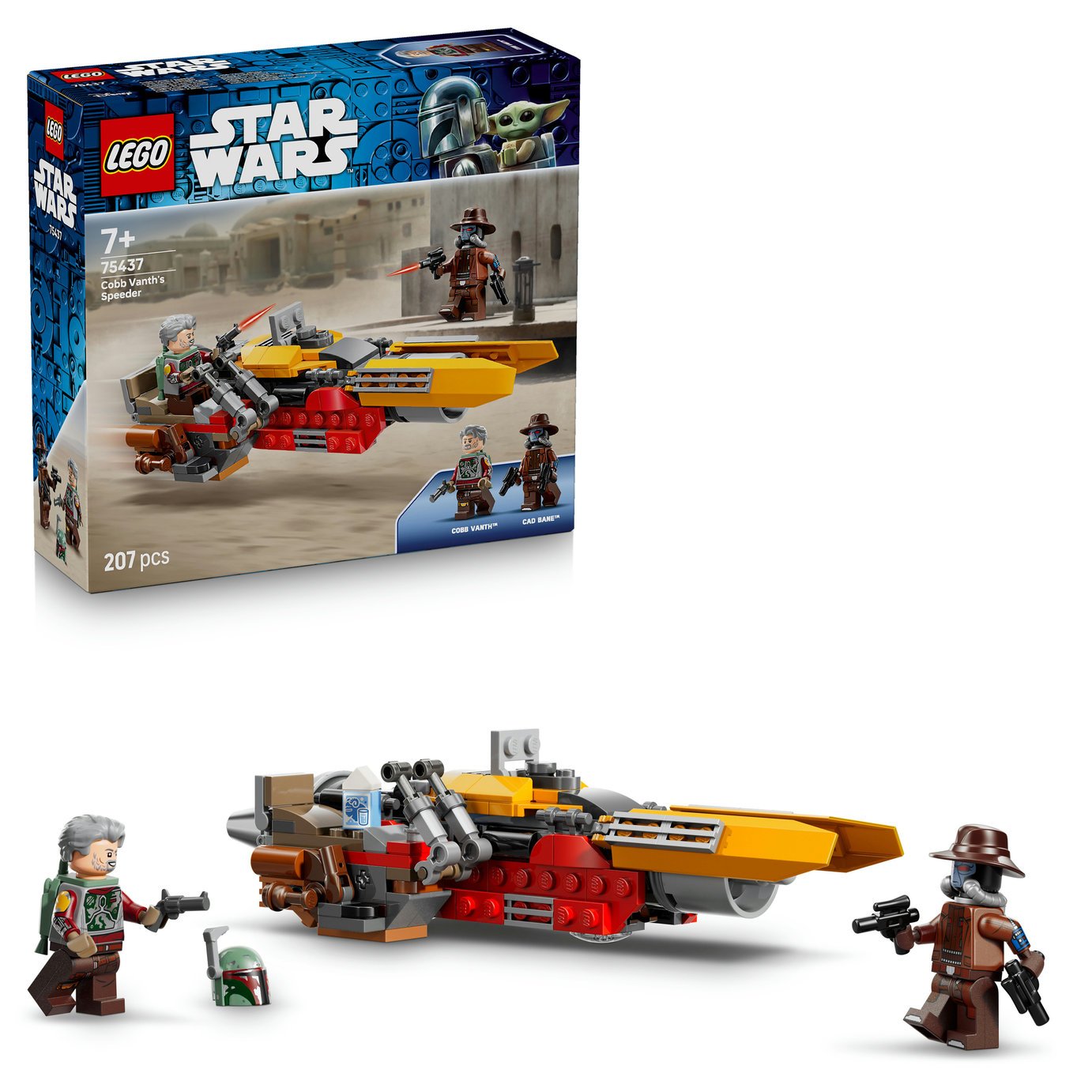 LEGO Star Wars Cobb Vanth's Speeder Toy for Kids 75437