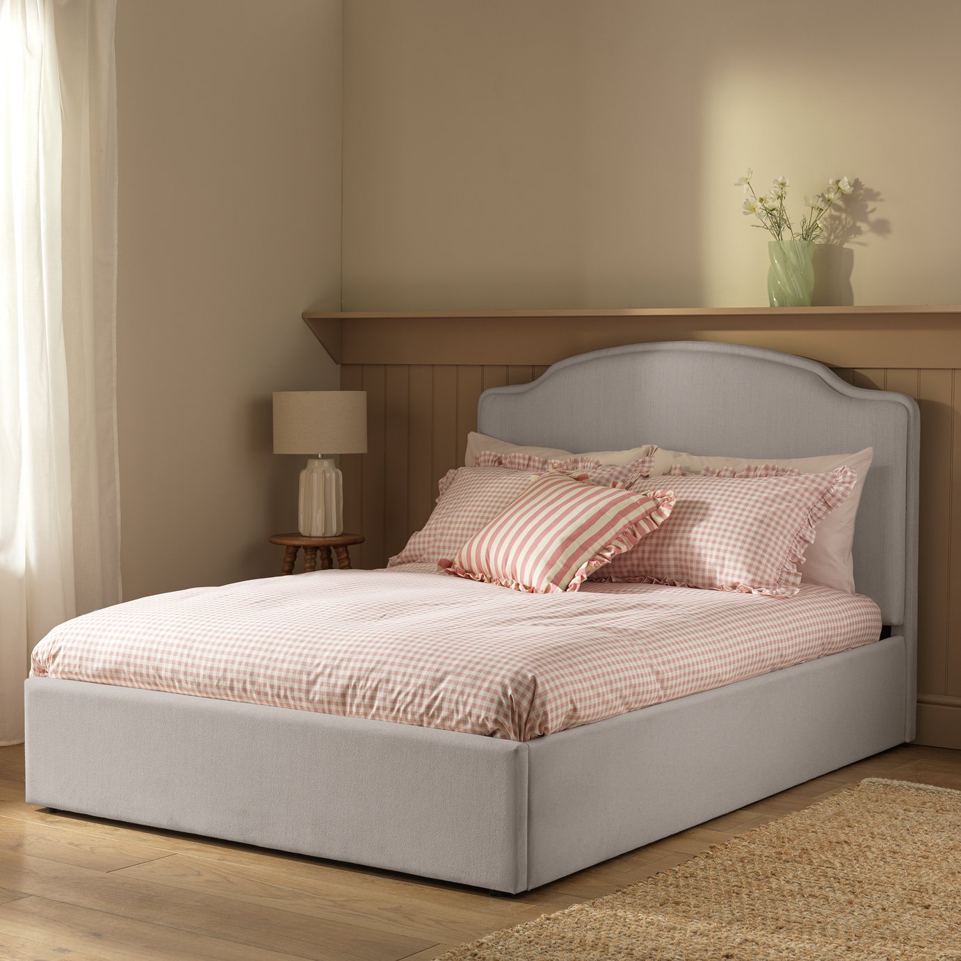 Argos Home Ripley Fabric End Lift Ottoman Bed