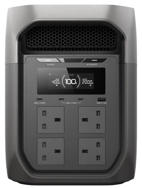 EcoFlow Delta 3 Max Portable Power Station - 2048Wh