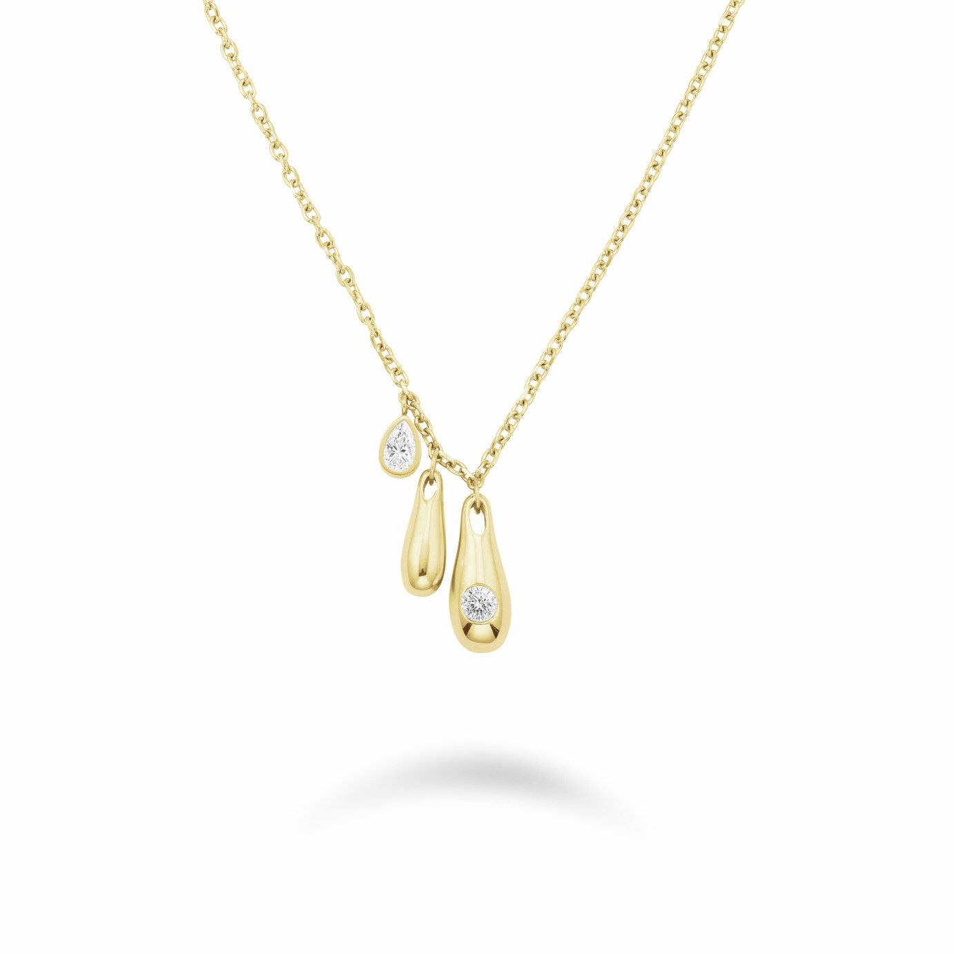 Rosefield 14ct Gold Plated Stainless Steel Charms Necklace