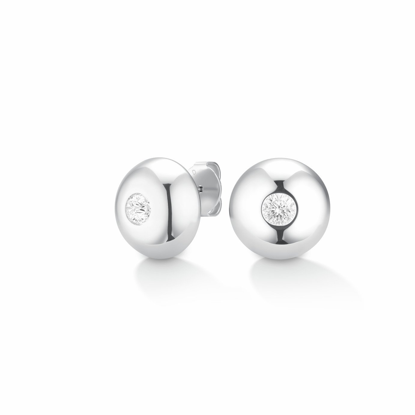 Rosefield Stainless Steel Solitaire Studs Earrings 