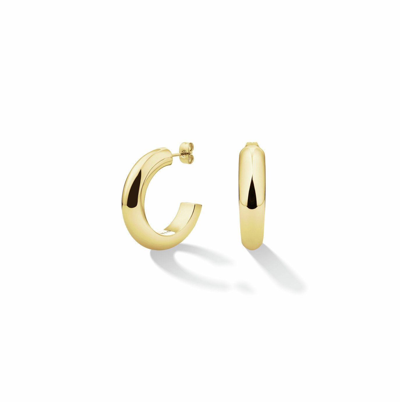 Rosefield Gold Tone Hoop Earrings 