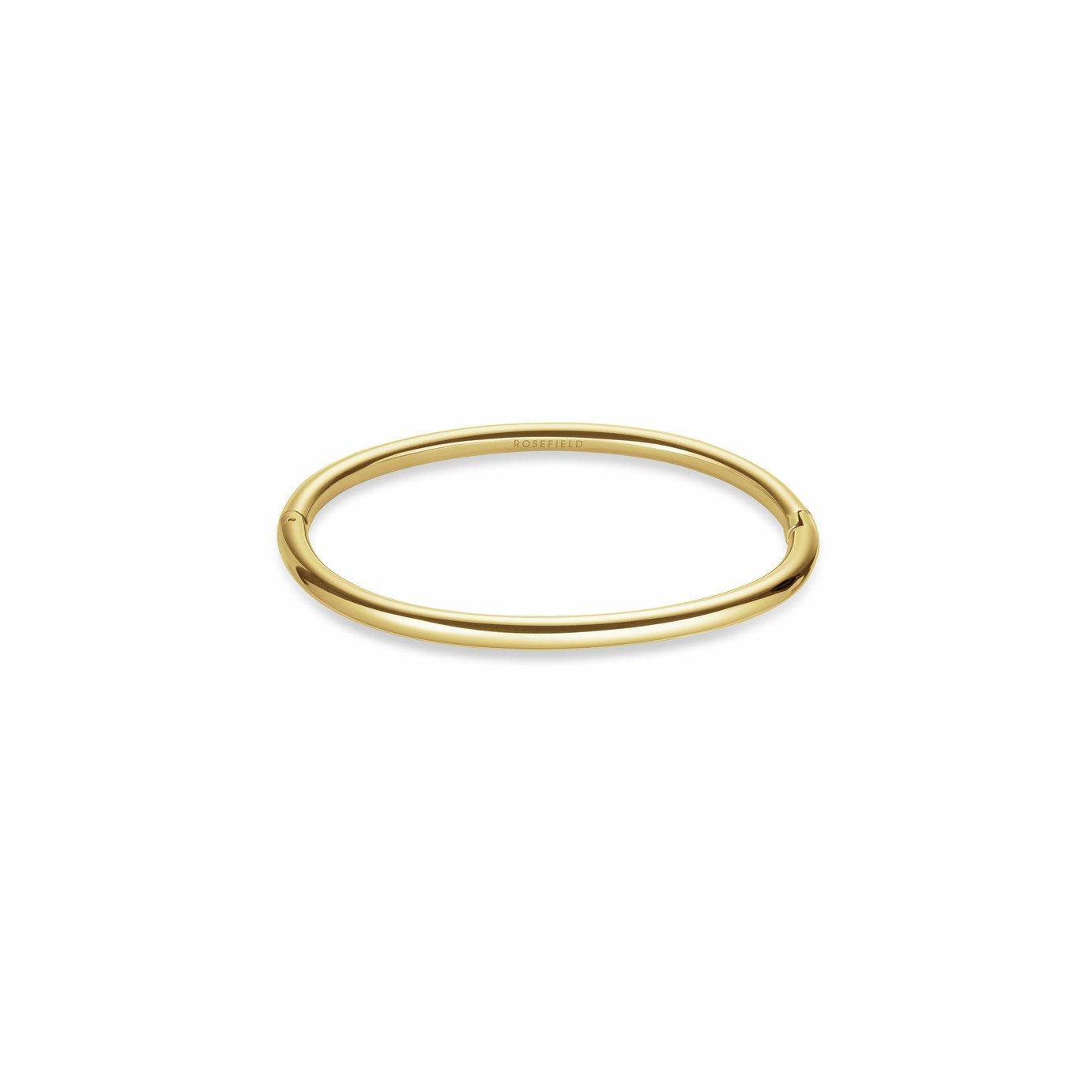 Rosefield Stainless Steel Plain Gold Bangle