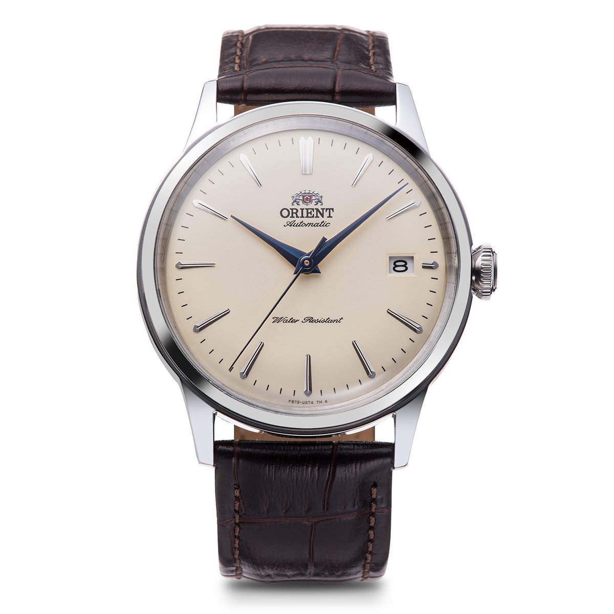 Orient Bambino Mens Brown Leather Strap Watch