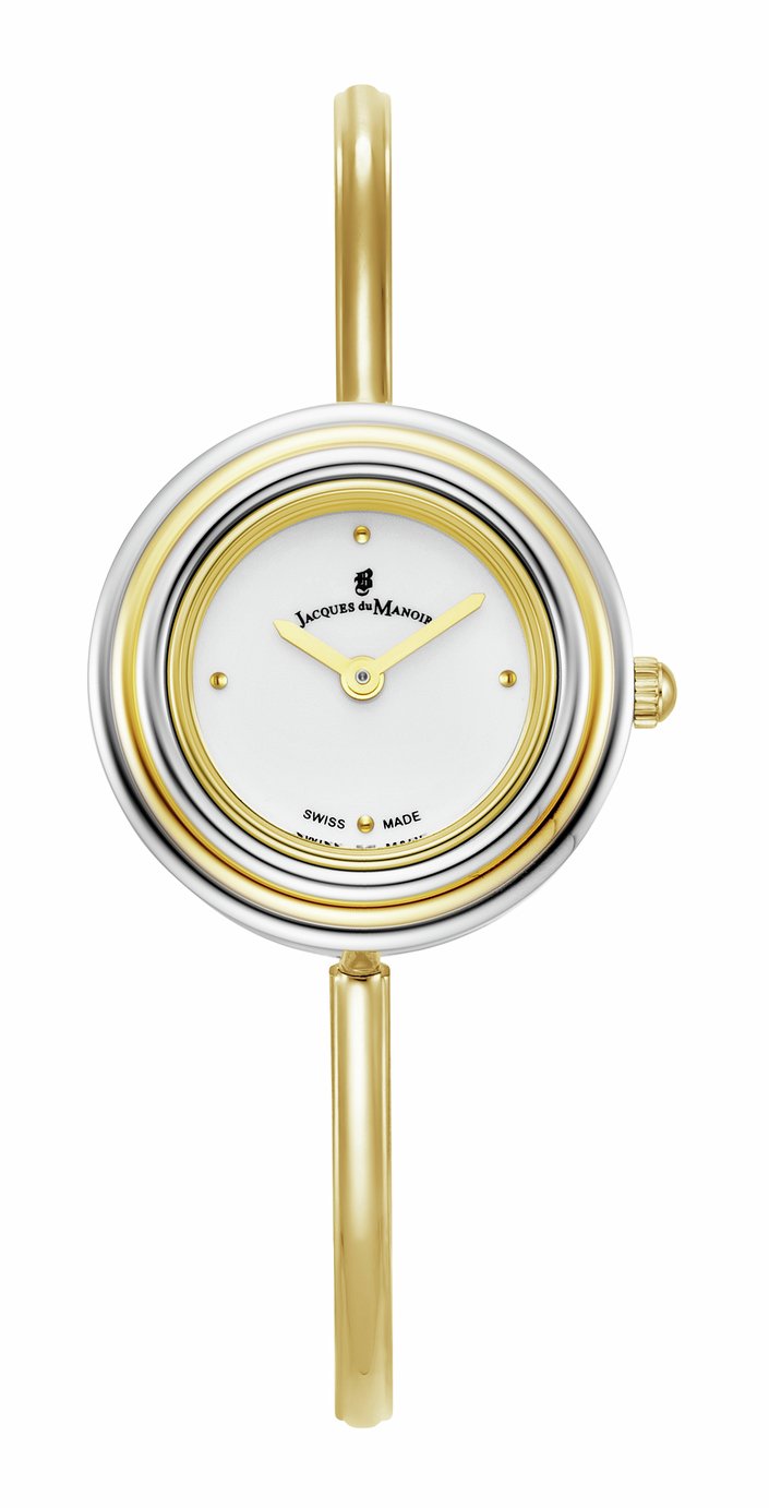 Jacques Du Manoir Aurora Womens Boxed Set Gold Bangle Watch