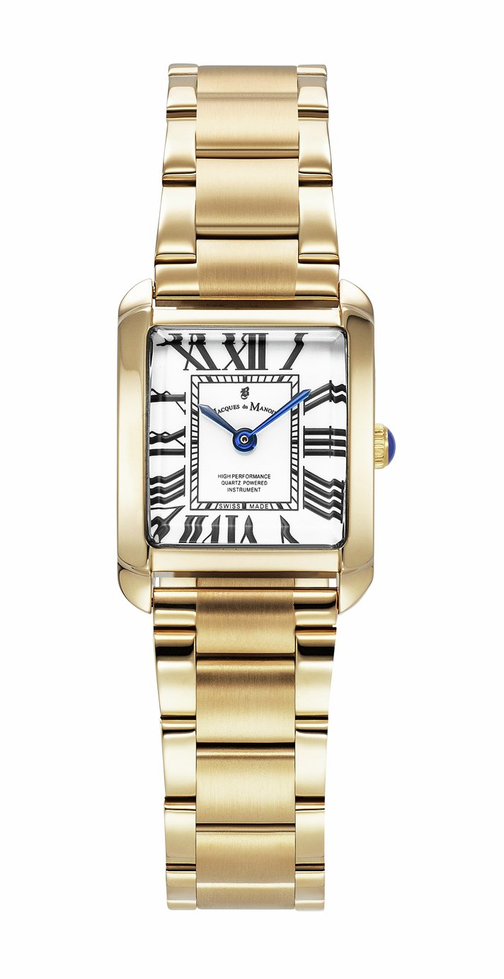 Jacques Du Manoir Emily Womens Gold Plated Watch