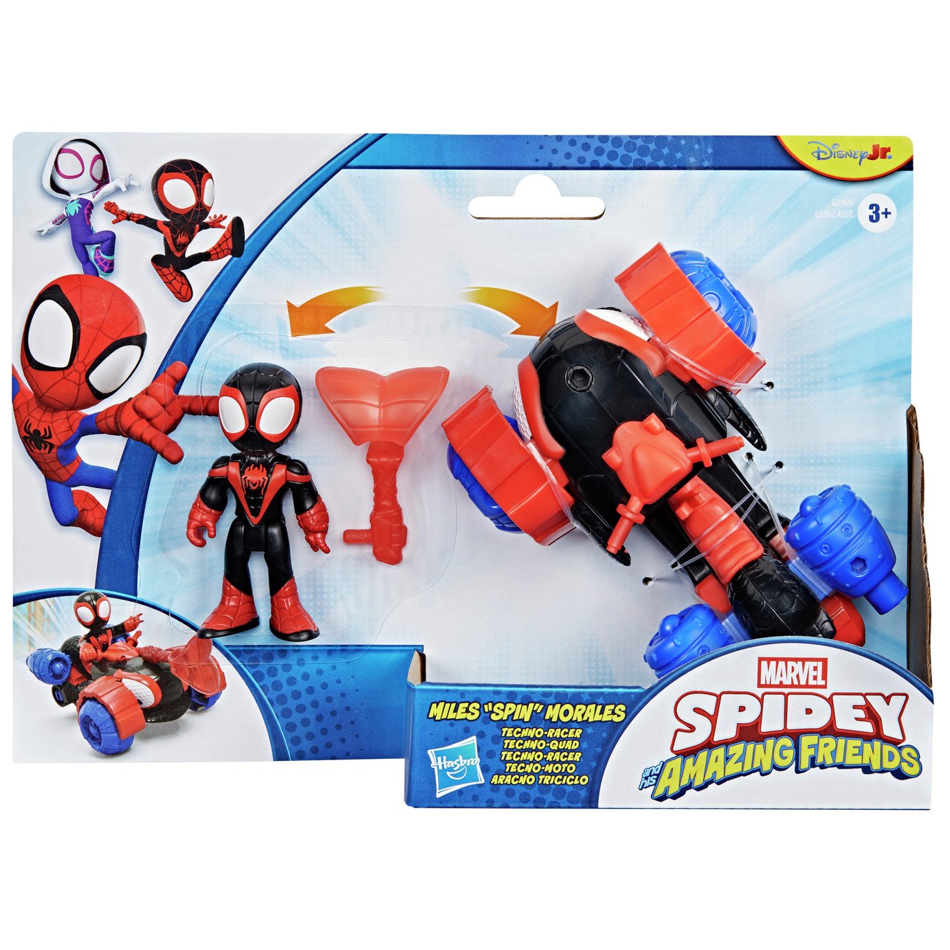 Spidey And His Amazing Friends Miles TechnoRacer Vehicle Set